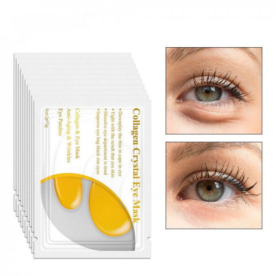 Collagen mit Goldkristallen Patches unter den Augen Lanbena Collagen Crystal 24K Gold Augenmaske-952732789-Lanbena-Schönheit und Gesundheit. Alles für Schönheitssalons