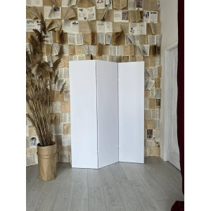 Cosmetisch scherm, scheidingswand in een schoonheidssalon 3 secties
