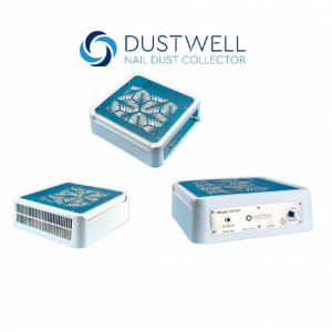 Taifun Dustwell Pro N1 manicure tafelkap, Nieuw 2022, filter inbegrepen, 4800 RPM, biedt 100% inzameling van licht zaagsel