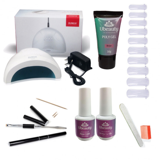 Set para construir polygel, para principiantes-3062-Ubeauty-Todo para la manicura