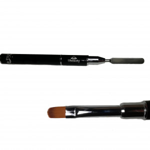 Acrylic gel brush with spatula, 8 mm, Ubeauty