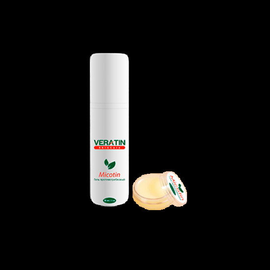 Micotin gel antifúngico, 10 ml, vial, extracto de co2, timol, glicerina, Carbómero-3745-Veratin-Todo para la manicura