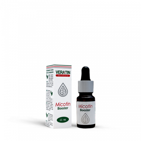 Micotin Booster, Micotin Booster, antifúngico, anti-séptico e regeneração, frasco de pipeta, 11ml-3750-Veratin-Tudo para manicure