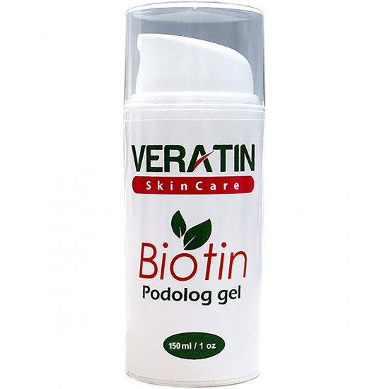 Гель Biotin Podolog gel 150 мл, флакон, натуральный, восстановление кожи, ногтевой пластины, СО2 экстракт, ускорение регенерации-3766-Veratin-Все для маникюра