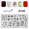 Plate for stamping flowers, lilies, patterns JR-328, 3212, Stemping,  Health and beauty. All for beauty salons,All for a manicure ,Gel varnishes, buy with worldwide shipping