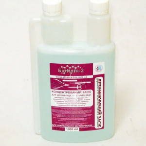 Bioclin-2 Concentrated liquid detergent for disinfection and sterilization of tools and surfaces, 1 liter