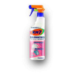 Skuteczny odplamiacz KH-7 Sin Manchas Sin Olores Oxy, z aktywnym tlenem, delikatnie usuwa plamy z tkaninani
