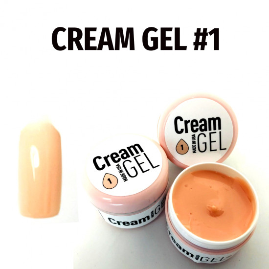 Cr?me gel licht perzik cr?me gel licht perzik #1 30 ml-3111-Ubeauty-Nagel-extensies