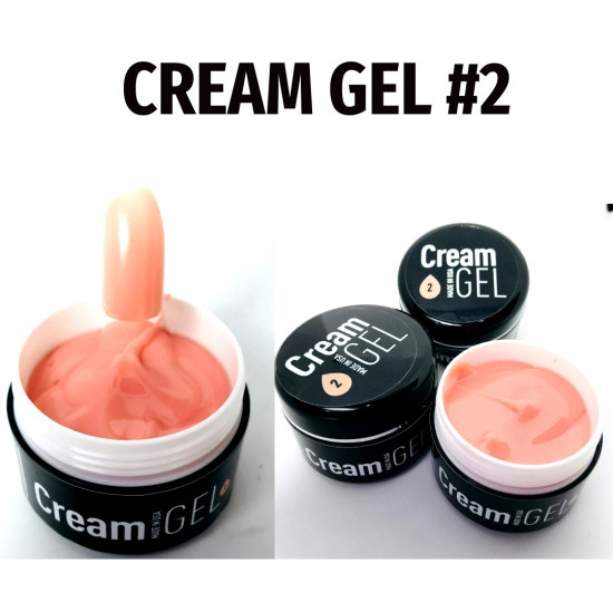 Крем гель розовый cream gel Pink #2  30 ml, Ubeauty-GB-02-023, Крем гель,  Все для маникюра,Наращивание ногтей ,  купить в Украине