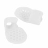 Bursprotector no dedo mindinho com entre o separador do dedo, com perfuração, branco-P-18-0311-Foot care-Tudo para manicure