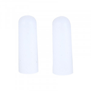 Dedo de silicona cerrado, blanco, par, 2 pieza (s), 15x40 mm, tapas protectoras De gel, protector de dedos