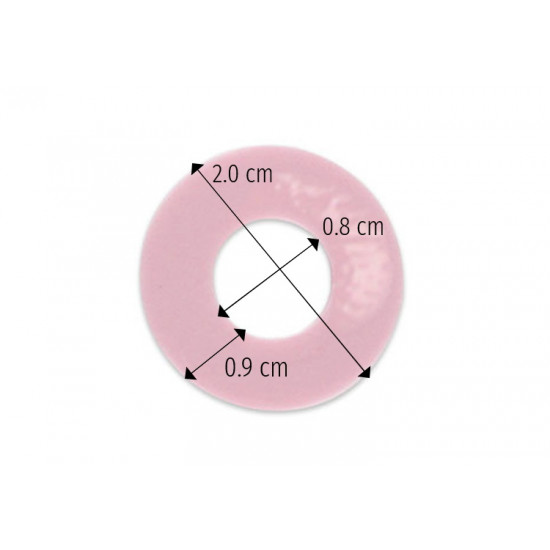 Beschermende pads-siliconen mokken. Schokabsorberende voering. Patch Ring roze #8-9 stuks-P-47-Foot care-Alles voor manicure