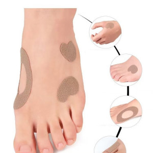 A protective set of patches against calluses and abrasions, a set of patches against calluses, water marks and abrasions