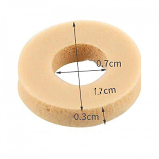 Beschermende pads-siliconen mokken. Schokabsorberende voering. Patch Ring #1-15 stuks-P-40-Foot care-Alles voor manicure