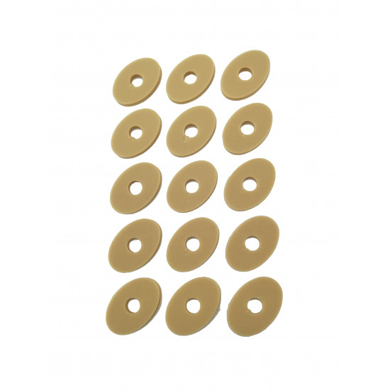 Beschermende pads-siliconen mokken. Schokabsorberende voering. Patch Ring #2-15 stuks-P-41-Foot care-Alles voor manicure