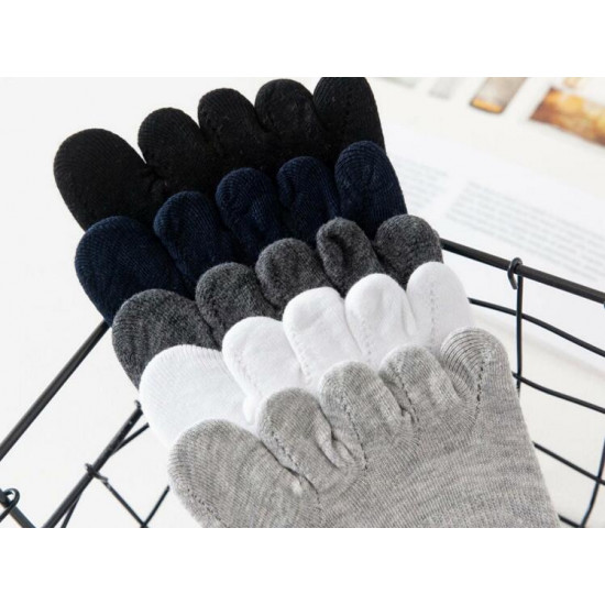 Socks with five fingers; spring-summer-autumn season; Fashion short socks with 5 fingers with silicone insert (price per pair - color to choose), 41883, Subology,  Health and beauty. All for beauty salons,All for a manicure ,Subology, buy with worldwide s