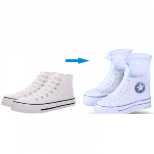 Cubiertas impermeables para zapatos de lluvia Tamaño XXXL blanco 45-46 Tamaño