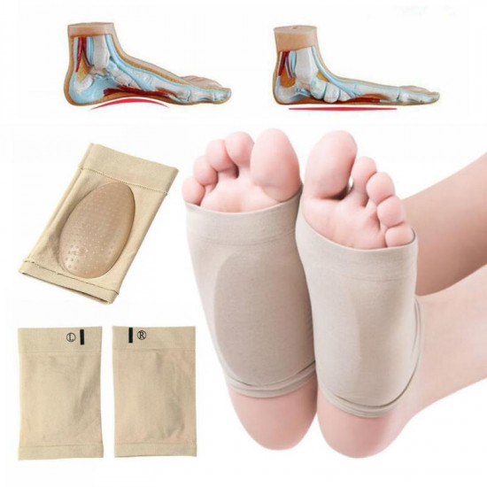 Calcetín de nylon con inserción bajo el arco longitudinal del pie, fascitis plantar, fascitis Plantar, fascitis plantar-3676-18-05-Foot care-Todo para la manicura