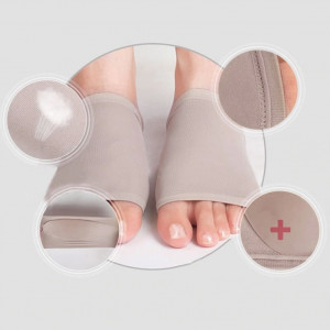  Demi-chaussette en nylon avec insert sous la voûte plantaire longitudinale, fasciite plantaire, Fasciite plantaire, fasciose plantaire