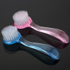 Round nail brush with plastic handle and cap, bast, hard bristle, Color random, 6731-MA-07, Supplies,  All for a manicure,Supplies ,  buy with worldwide shipping