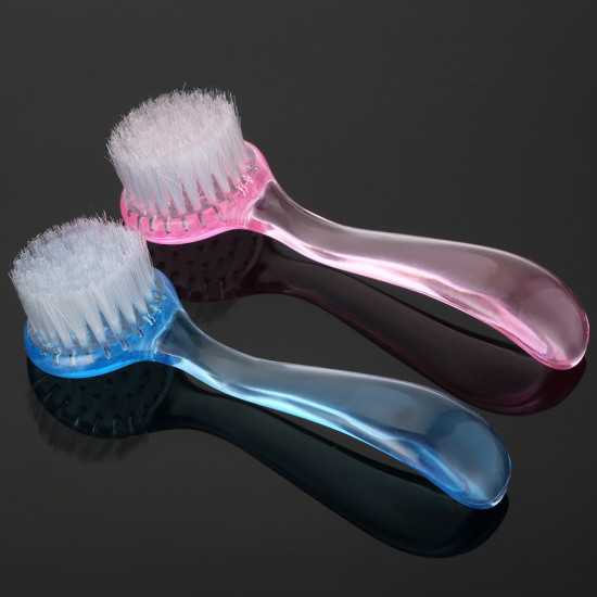 Round nail brush with plastic handle and cap, bast, hard bristle, Color random, 6731-MA-07, Supplies,  All for a manicure,Supplies ,  buy with worldwide shipping
