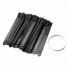Black tips, 50 pieces, on the ring, fan, 10 cm, 3362-TD-01, Tips,  All for a manicure,Supplies ,  buy with worldwide shipping