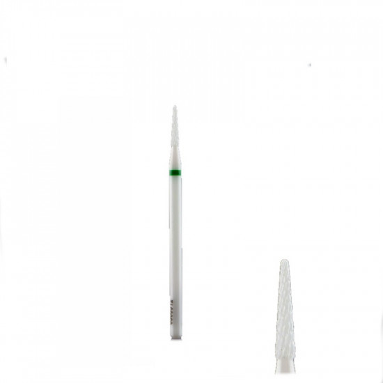 dysza ceramiczna ostra igła zielona-3286-Ubeauty-Dysze do manicure