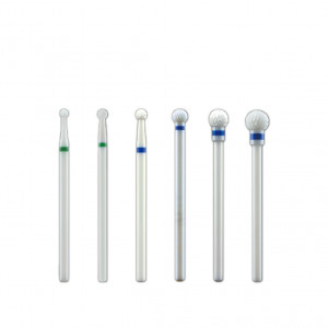 bico cerâmico para manicure e pedicure de hardware, forma Bola, bola 4 mm, azul