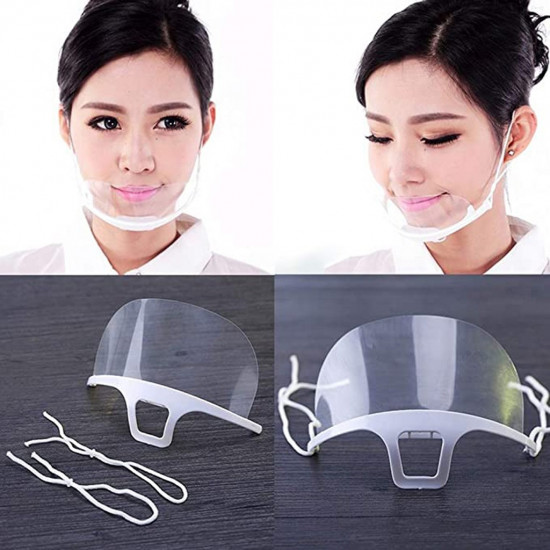 Visière de protection transparente, masque, écran pour le nez, la bouche 10 pcs-952733029-Ubeauty-Consommables