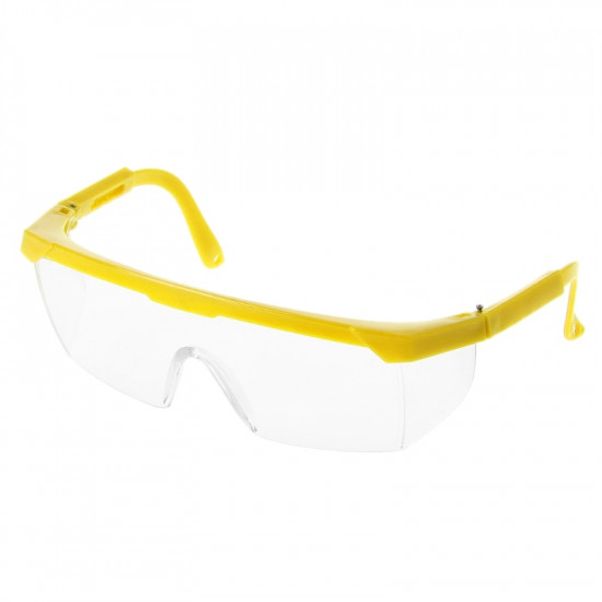 Safety glasses, clear, yellow frame, adjustable ear, eye protection, 6810-P-04, Supplies,  All for a manicure,Supplies ,  buy with worldwide shipping