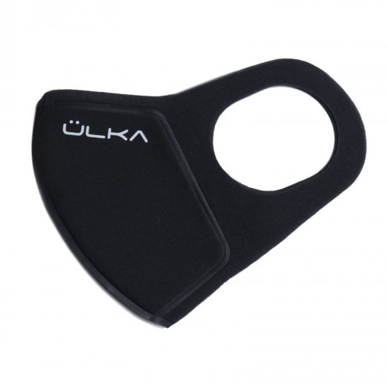 Reusable protective ULKA charcoal mask, Ulka charcoal mask, black, for effective respiratory protection, Yulka, Yulka