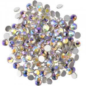 Decoração de unhas, strass, Swarovski Crystal Moonlight, Mix, pedras, decoração, Swarovski, luar