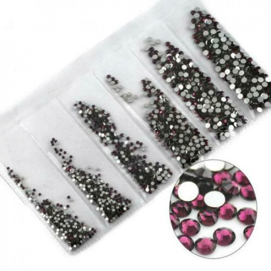 Strass para unhas Ametista SS3 1440uds-3010-Ubeauty Decor-tudo para manicure
