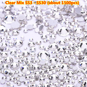 стразы для ногтей Swarovski Crystal Silver SS4, камни, декор, сваровски, Brilliant , Бриллиант, кристалл, серебро, стекло