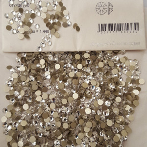 Стразы для ногтей Crystal SS3 1440шт стекло