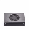 Aspirador exaustor Ulka BASIC X2 para mesa de manicure, com saco, preto, ventilador de unhas