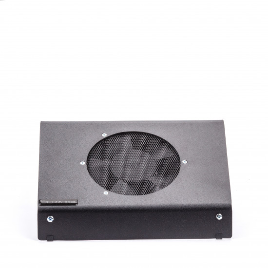 Aspirador exaustor Ulka BASIC X2 para mesa de manicure, com saco, preto, ventilador de unhas