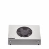 Capuz de manicure de mesa com bolsa Ulka BASIC, cinza, pés de borracha antiderrapantes, capacidade de dois braços, 3000 rpm