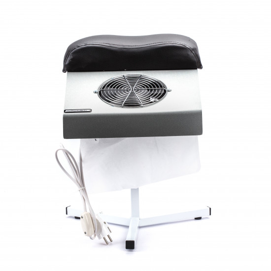 Extracteur de pédicure Ulka X2P avec support au sol blanc avec coussin noir, hauteur réglable, sacs à poussière remplaçables, faible niveau sonore-3090-ULKA-Comptoir et hottes encastrables ULKA