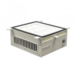 Professionele ingebouwde Ulka HEPA-kap, wit, met Hepp-filter, verzamelt 100% stof, 52 W, herbruikbaar masker, palet, 50.000 bedrijfsuren
