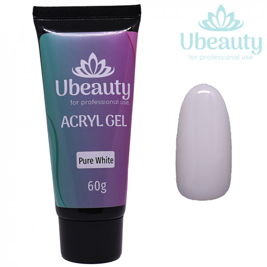 Polygel 60 ml. , White/White, Ubeauty-AG-02-05, Nail extensions,  All for a manicure,Nail extensions ,  buy with worldwide shipping