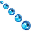 Swarovski glasstenen van verschillende maten BLAUW S3-SS12 Gewicht 13 gram-19000-Китай-Strass voor nagels