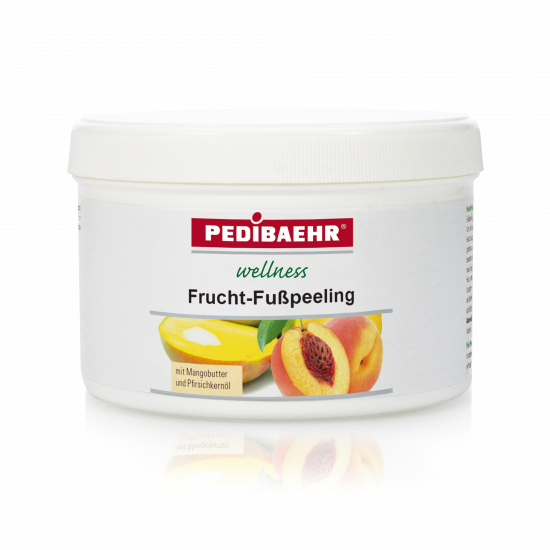 Фруктовый скраб для ног с маслом манго и персиковым маслом 450 мл. Frucht-Fusspeeling, 32764, Косметика для ног,  Красота и здоровье. Все для салонов красоты,Уход ,Косметика для ног, купить в Украине