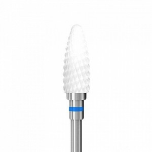  Buse céramique M 3/32 Flame S (bleu), Enlève délicatement la matière et ne nécessite pas de forte pression, Le cutter le plus populaire parmi les maîtres manucures