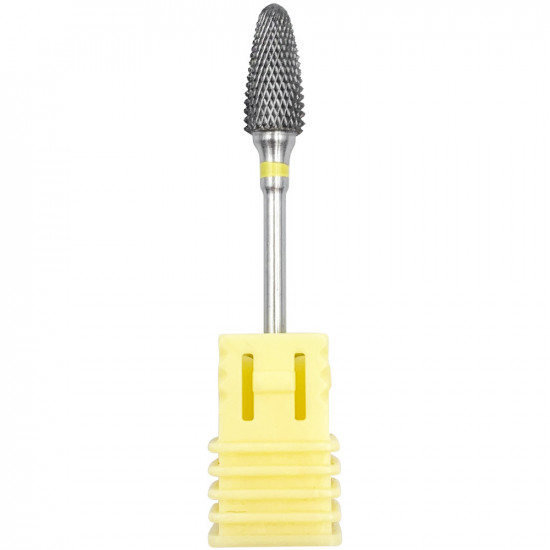 Metal milling cutter XF 3,32 Flame on yellow base, MIS200, 17614, Cutter for manicure,  Health and beauty. All for beauty salons,All for a manicure ,All for nails, buy with worldwide shipping