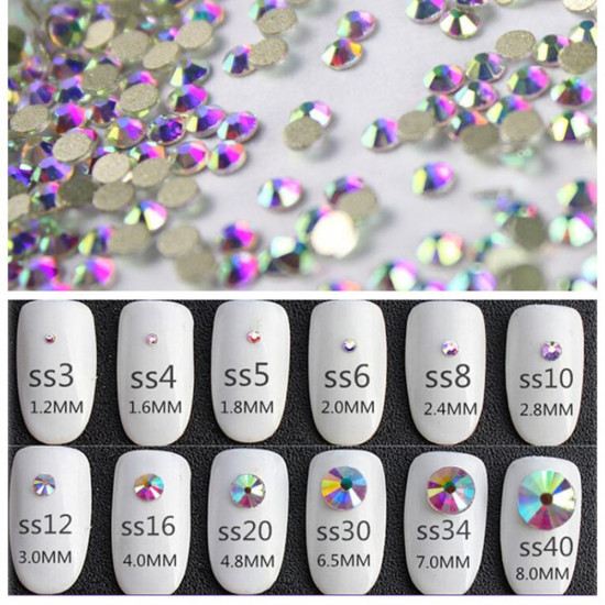 Stenen SS4 CHAMELEON glas 1440 stuks -(2580)-19036-Китай-Strass voor nagels