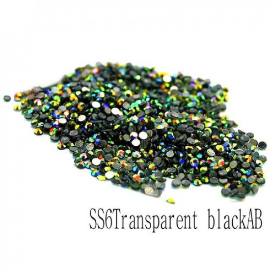 Cristais Swarovski (SS6Transparent blackAB) 1440pcs-59841-China-Strass para unhas