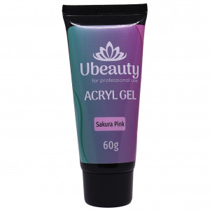  Akrilgel UBEAUTY, Sakura Pink / Pink (sakura). Tubka 60 ml