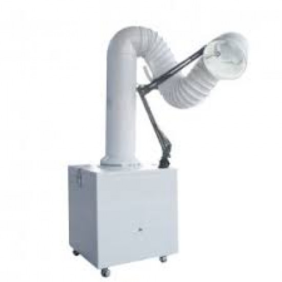 Aspirador de suelo Air-magic Power+ para pedicura y manicura con filtración de aire e iluminación con un potente motor 295 W 1920 m3/h-63712-Air magic-Campanas de manicura