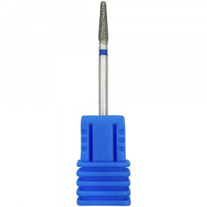 Diamond cutter long conical on a blue base No. 8